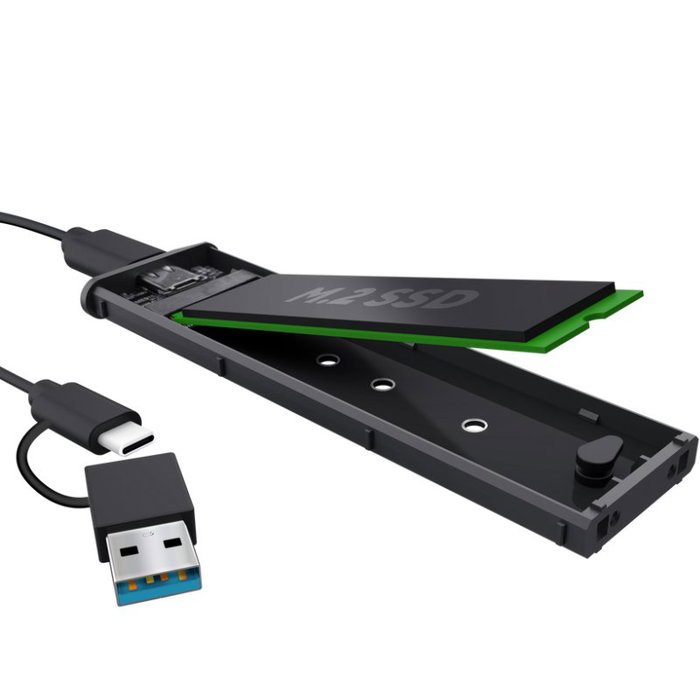 Trust Caja externa para SSD M.2 USB-C Negro 25806